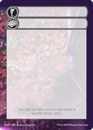 Helper Card (3/9) [Kamigawa: Neon Dynasty Tokens] | Silver Goblin