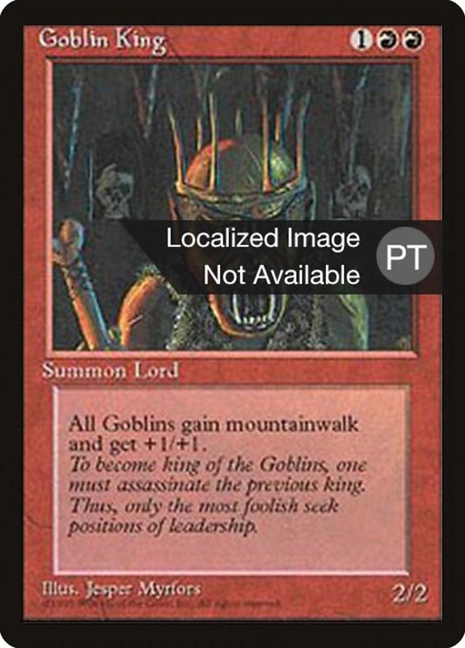 Goblin King [Fourth Edition (Foreign Black Border)] | Silver Goblin