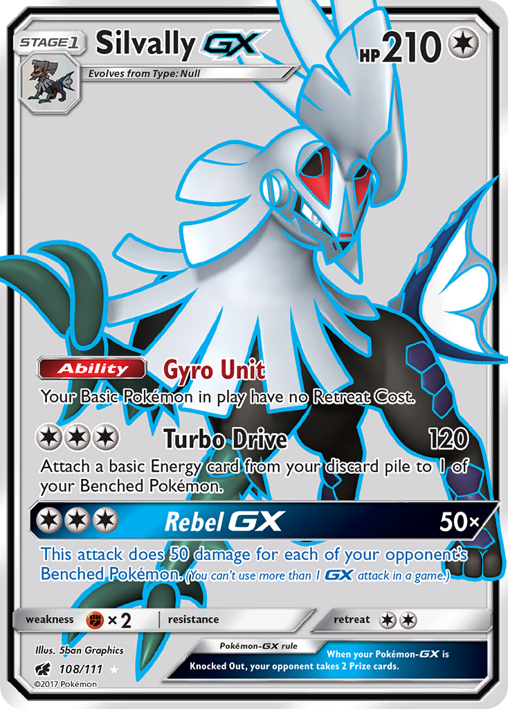 Silvally GX (108/111) [Sun & Moon: Crimson Invasion] | Silver Goblin