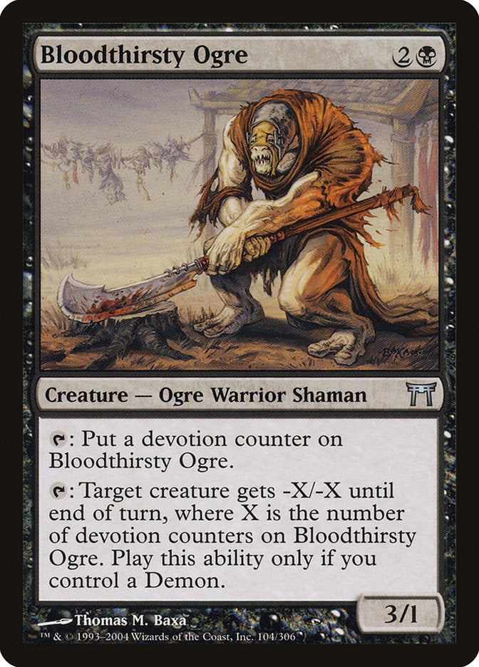 Bloodthirsty Ogre [Champions of Kamigawa] | Silver Goblin