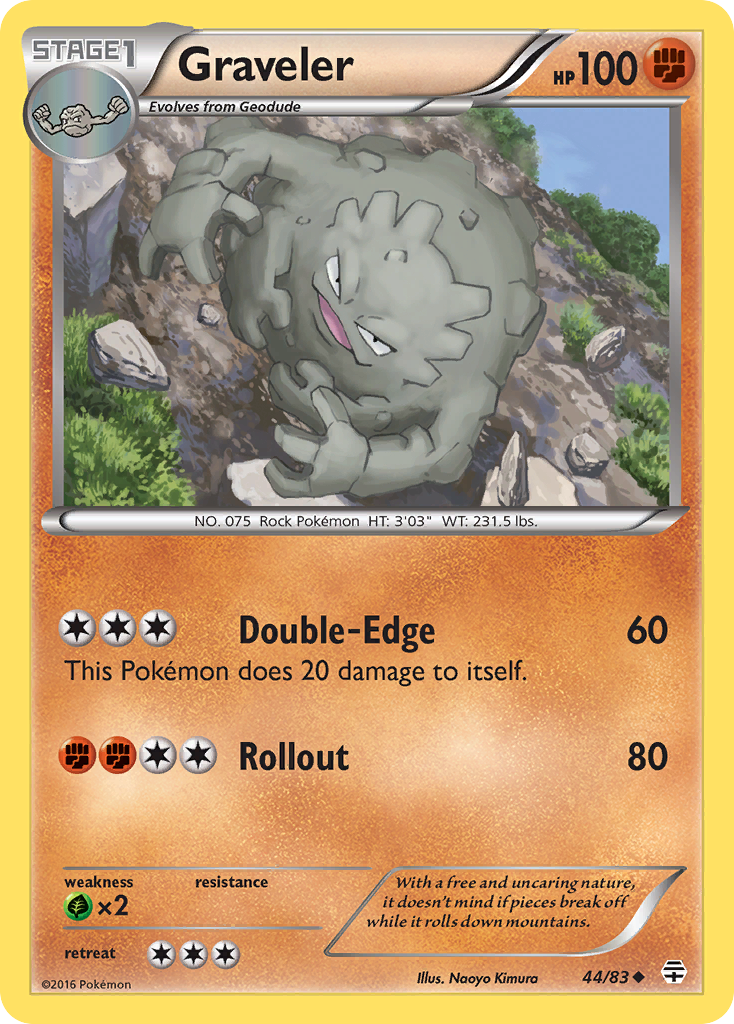 Graveler (44/83) [XY: Generations] | Silver Goblin