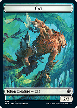 Insect // Cat Double-Sided Token [Starter Commander Decks] | Silver Goblin