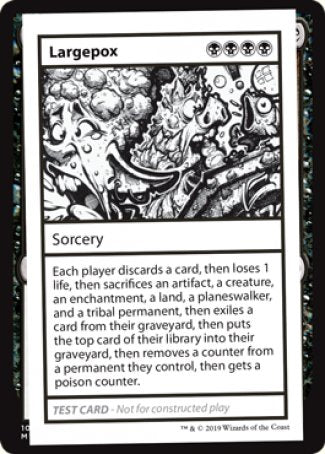 Largepox (2021 Edition) [Mystery Booster Playtest Cards] | Silver Goblin