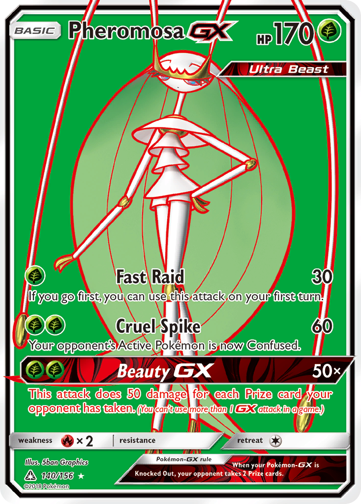 Pheromosa GX (140/156) [Sun & Moon: Ultra Prism] | Silver Goblin