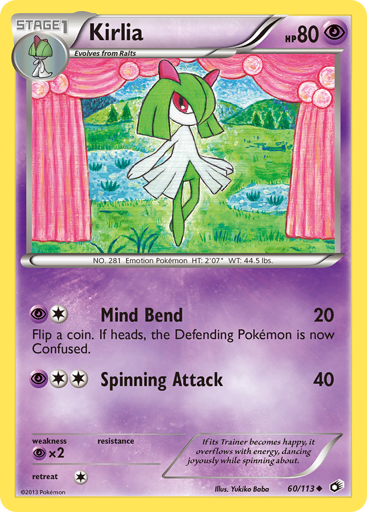 Kirlia (60/113) [Black & White: Legendary Treasures] | Silver Goblin