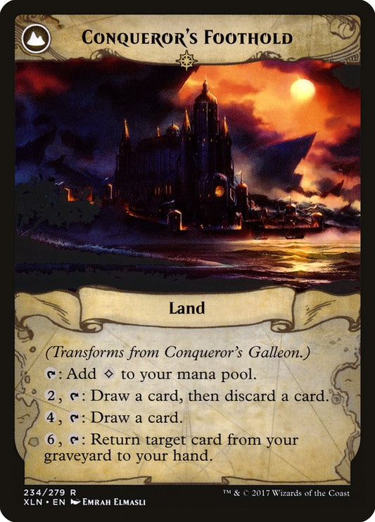 Conqueror's Galleon // Conqueror's Foothold (234) - Ixalan