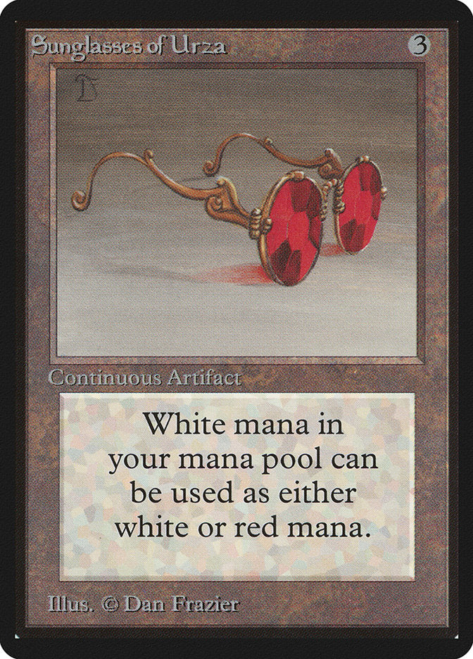 Sunglasses of Urza [Beta Edition] | Silver Goblin