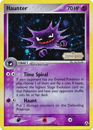 Haunter (35/92) (Stamped) [EX: Legend Maker] | Silver Goblin