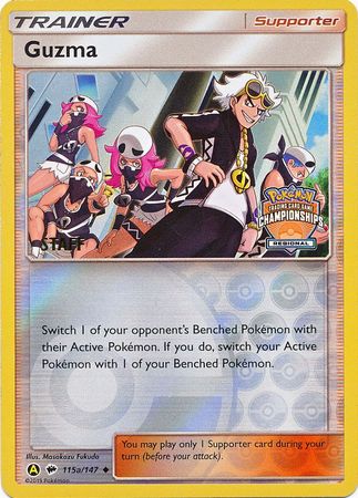 Guzma (115a/147) (Regional Championship Promo Staff) [Sun & Moon: Burning Shadows] | Silver Goblin