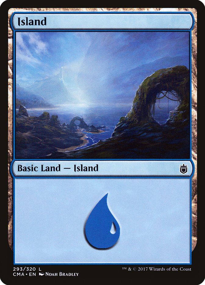 Island (293) [Commander Anthology] | Silver Goblin