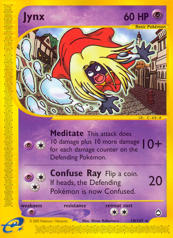 Jynx (18/147) [Aquapolis] | Silver Goblin