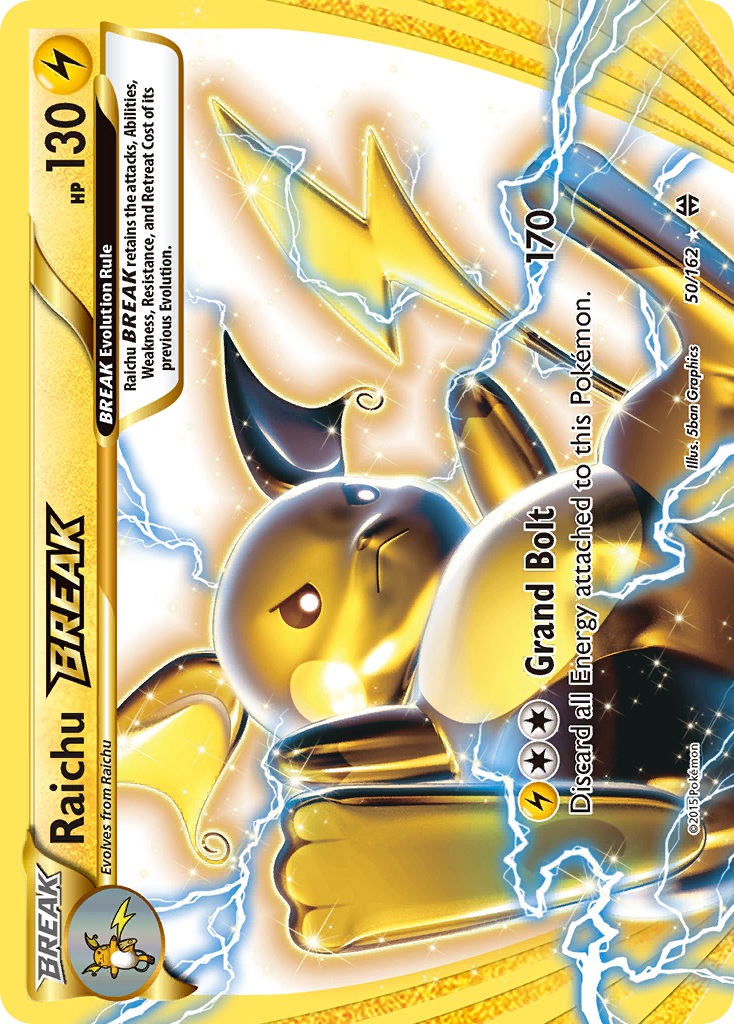 Raichu BREAK (50/162) [XY: BREAKthrough] | Silver Goblin