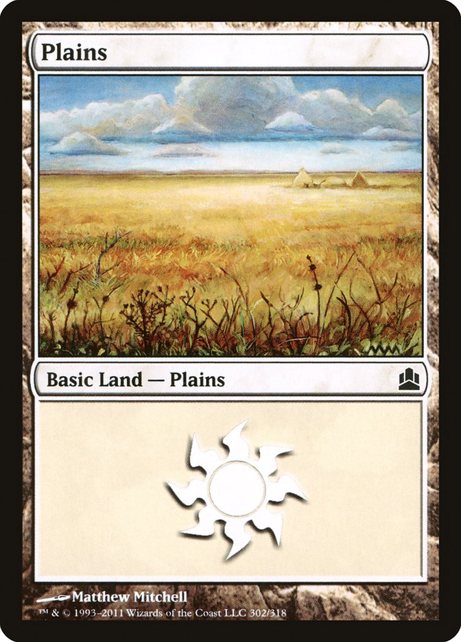 Plains (302) [Commander 2011] | Silver Goblin