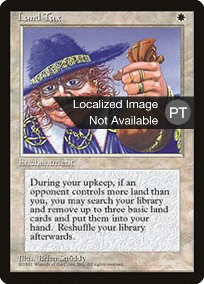 Land Tax [Fourth Edition (Foreign Black Border)] | Silver Goblin