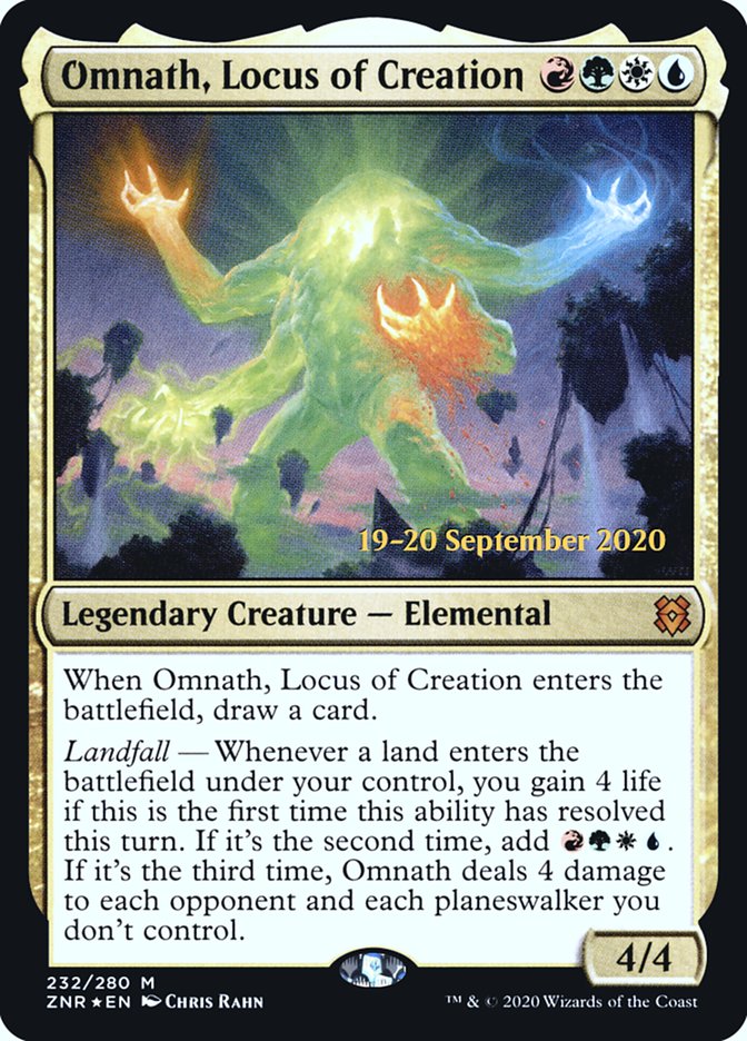 Omnath, Locus of Creation [Zendikar Rising Prerelease Promos] | Silver Goblin