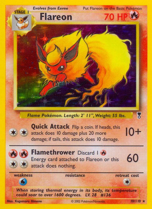 Flareon (10/110) [Legendary Collection] | Silver Goblin