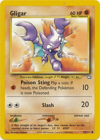 Gligar (59/111) [Neo Genesis Unlimited] | Silver Goblin