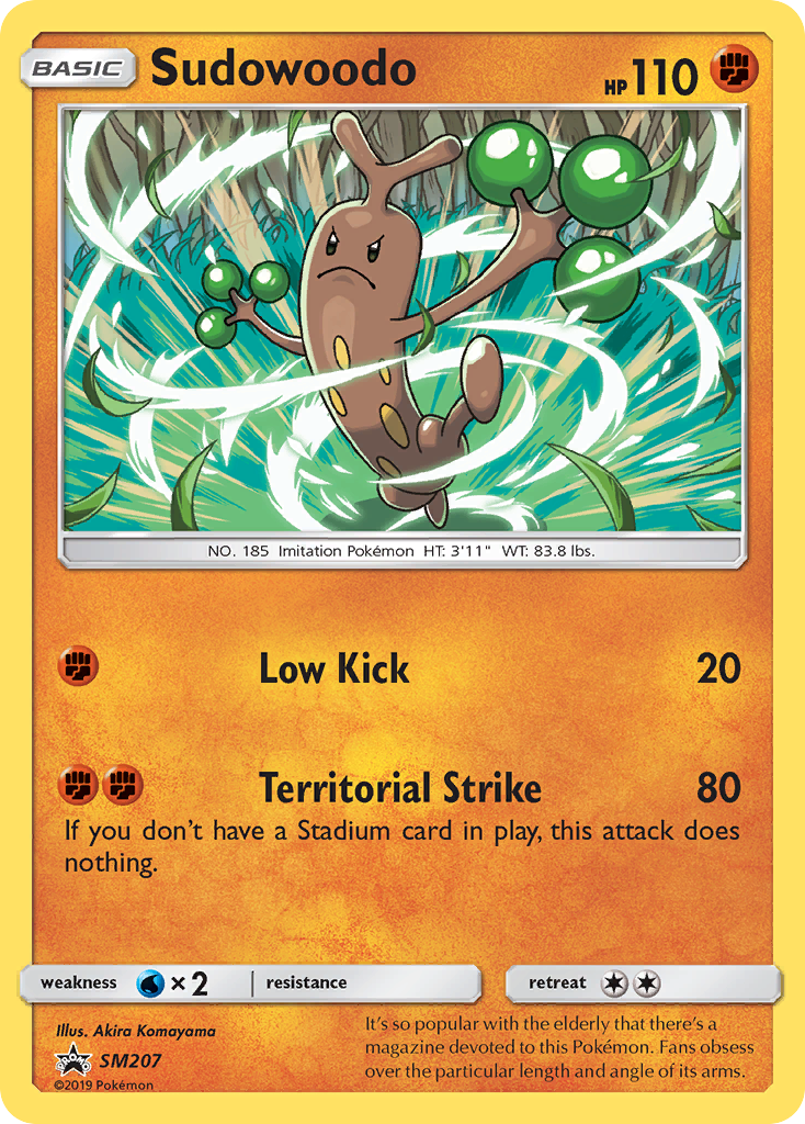 Sudowoodo (SM207) [Sun & Moon: Black Star Promos] | Silver Goblin