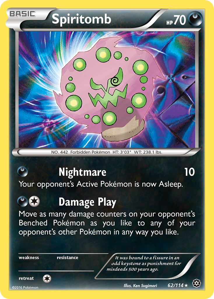 Spiritomb (62/114) [XY: Steam Siege] | Silver Goblin