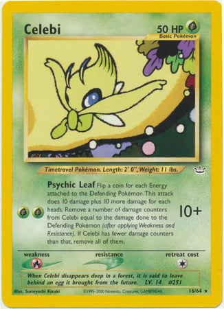 Celebi (16/64) [Neo Revelation Unlimited] | Silver Goblin