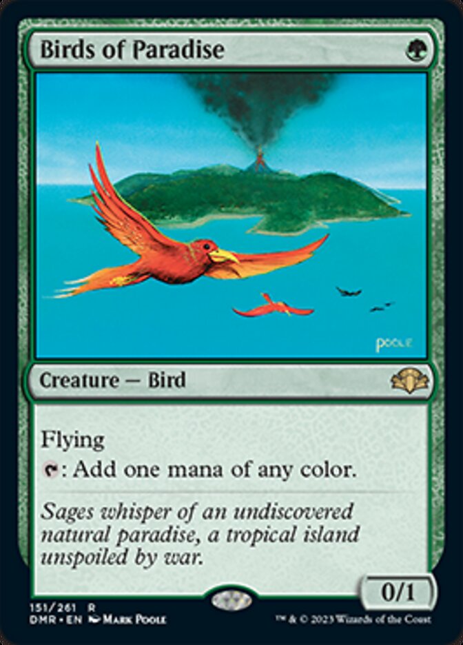 Birds of Paradise [Dominaria Remastered] | Silver Goblin