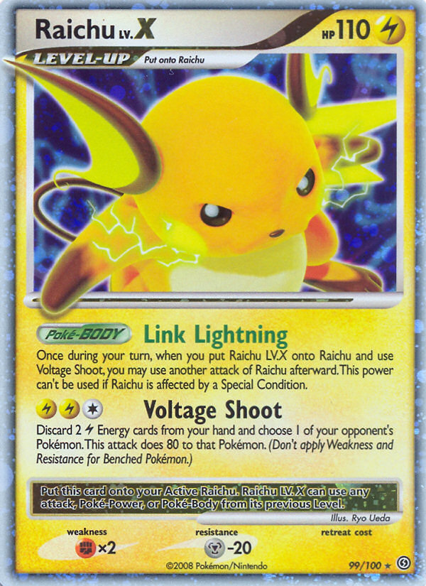 Raichu LV.X (99/100) [Diamond & Pearl: Stormfront] | Silver Goblin