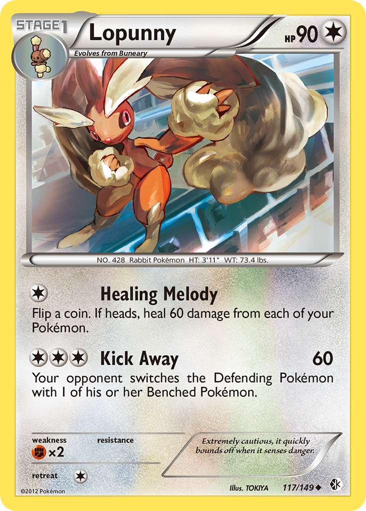 Lopunny (117/149) [Black & White: Boundaries Crossed] | Silver Goblin