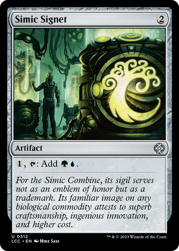 Simic Signet [The Lost Caverns of Ixalan Commander] | Silver Goblin