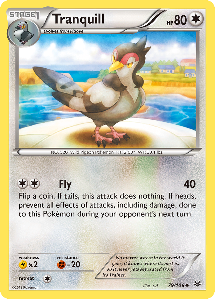 Tranquill (79/108) [XY: Roaring Skies] | Silver Goblin