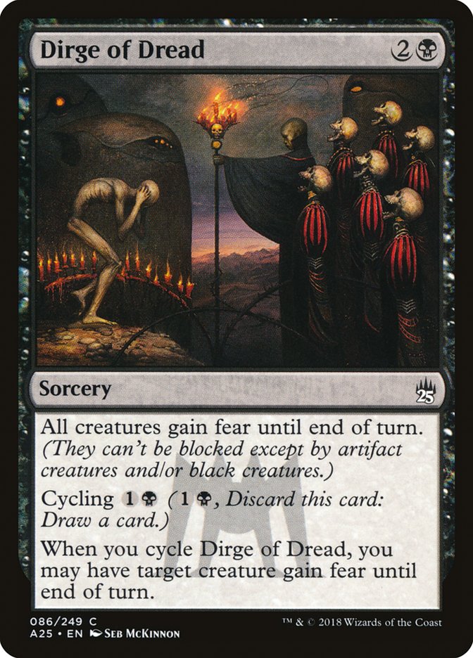 Dirge of Dread [Masters 25] | Silver Goblin