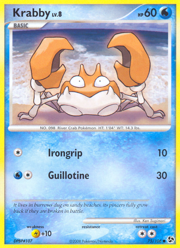 Krabby (75/106) [Diamond & Pearl: Great Encounters] | Silver Goblin