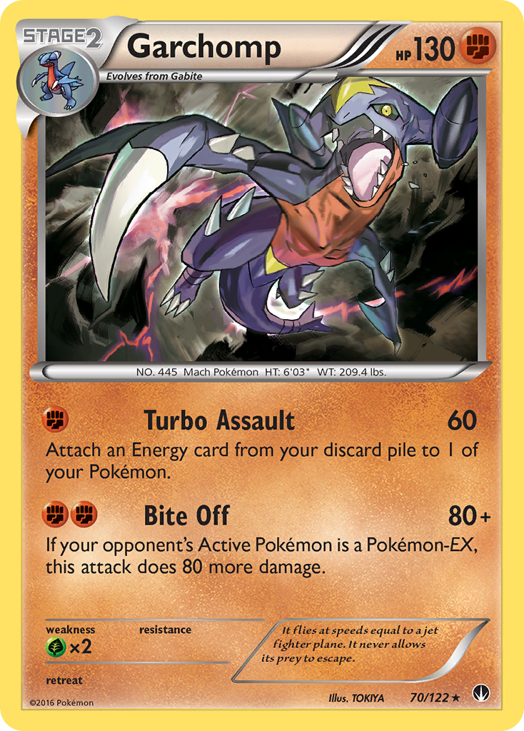 Garchomp (70/122) [XY: BREAKpoint] | Silver Goblin