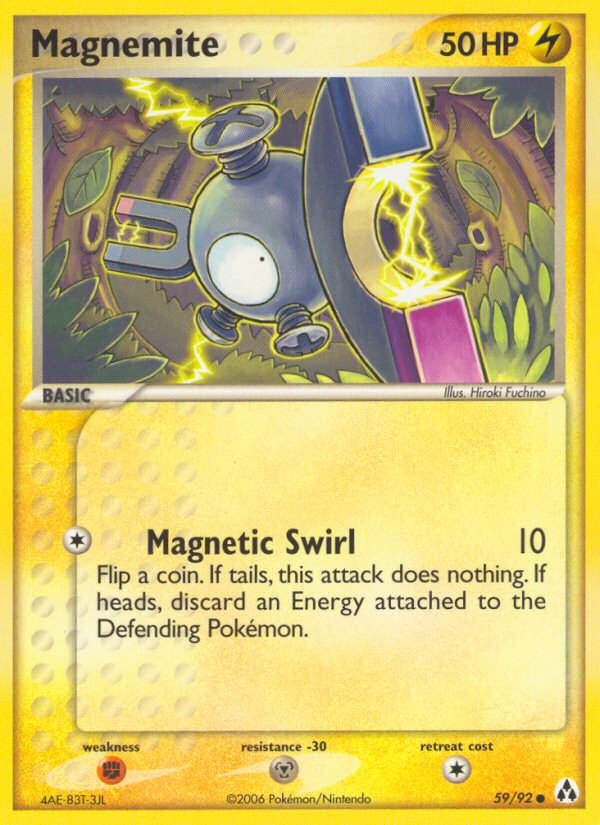 Magnemite (59/92) [EX: Legend Maker] | Silver Goblin