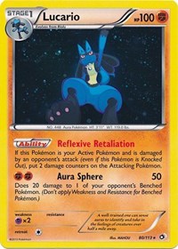 Lucario (80/113) (Cosmos Holo) [Black & White: Legendary Treasures] | Silver Goblin