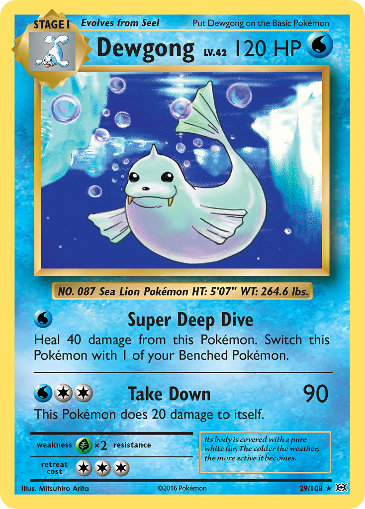 Dewgong (29/108) [XY: Evolutions] | Silver Goblin