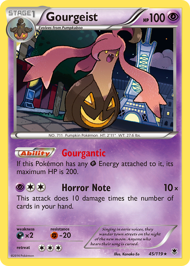 Gourgeist (45/119) [XY: Phantom Forces] | Silver Goblin