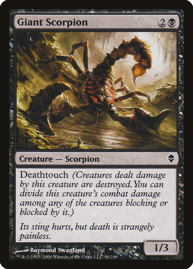Giant Scorpion [Zendikar] | Silver Goblin