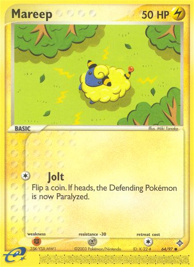 Mareep (64/97) [EX: Dragon] | Silver Goblin