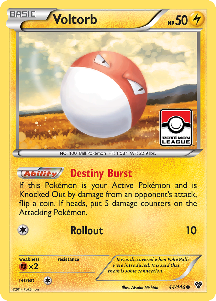 Voltorb (44/146) [XY: Base Set] | Silver Goblin