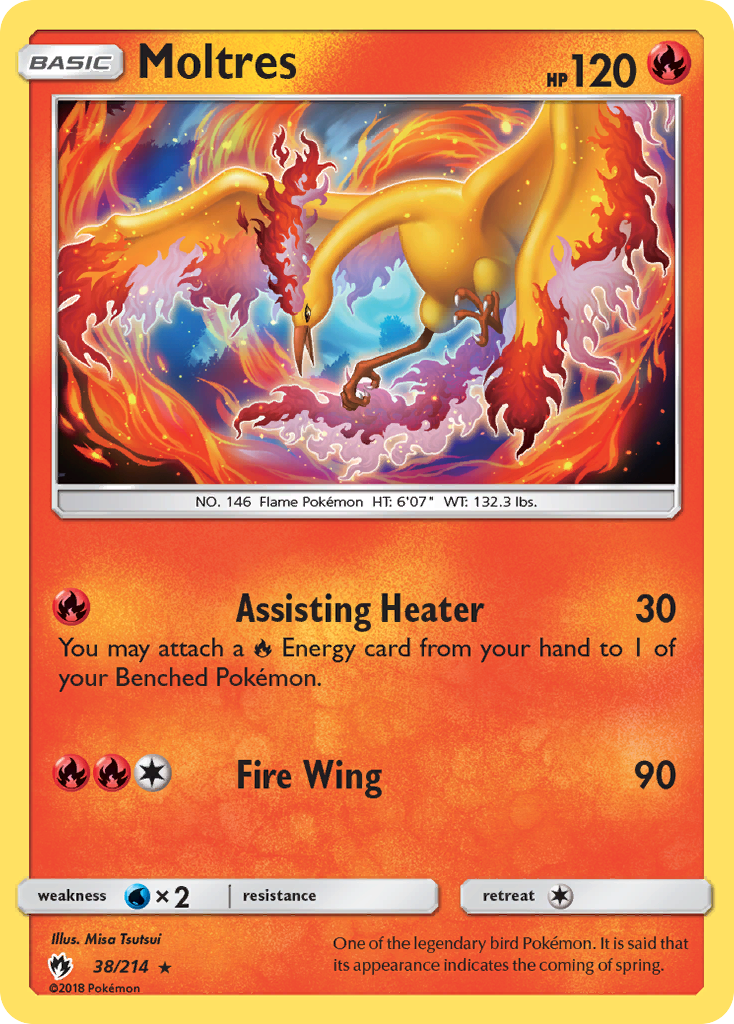 Moltres (38/214) [Sun & Moon: Lost Thunder] | Silver Goblin