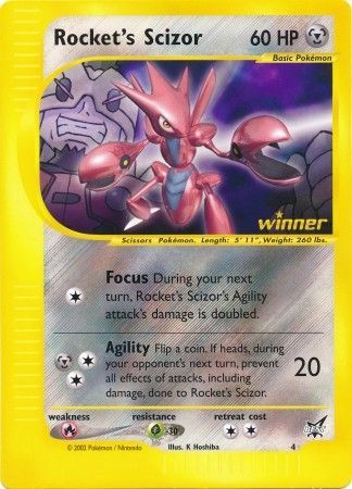 Rocket's Scizor (4) (Jumbo Card) [Best of Promos] | Silver Goblin