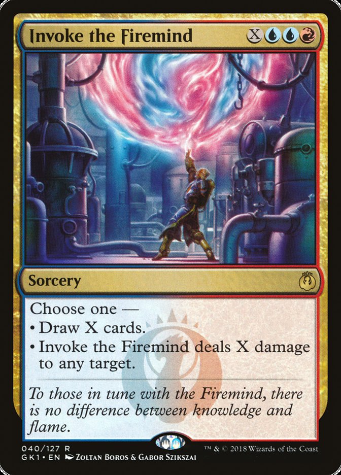 Invoke the Firemind [Guilds of Ravnica Guild Kit] | Silver Goblin