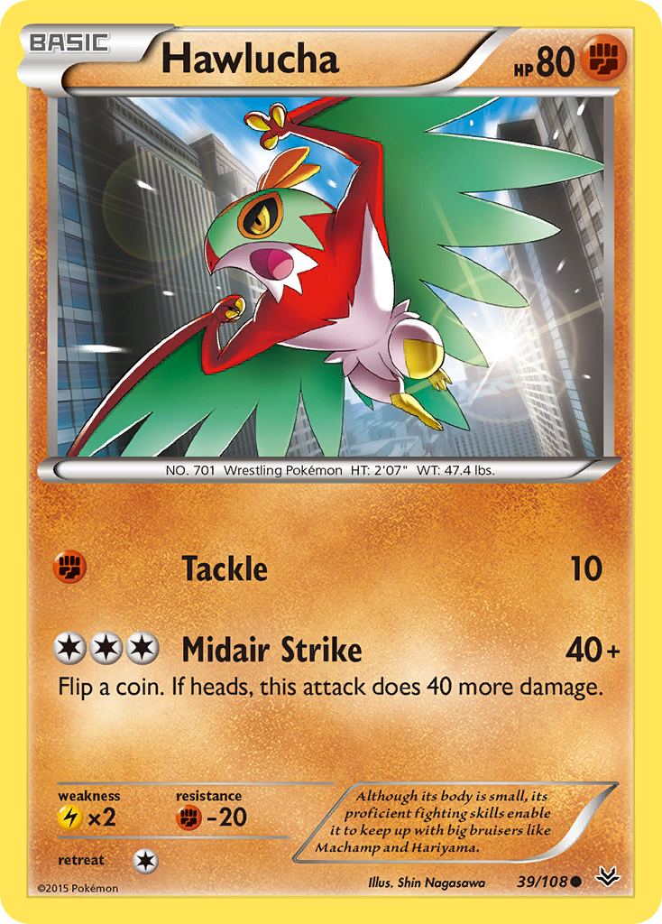 Hawlucha (39/108) [XY: Roaring Skies] | Silver Goblin