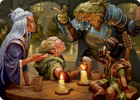 You Meet in a Tavern Art Card [Dungeons & Dragons: Adventures in the Forgotten Realms Art Series] | Silver Goblin
