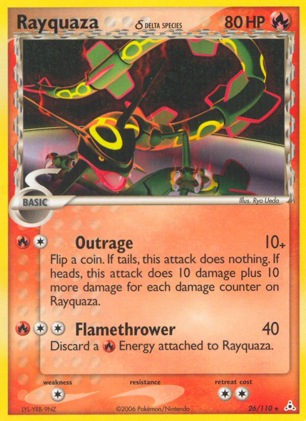 Rayquaza (26/110) (Delta Species) [EX: Holon Phantoms] | Silver Goblin