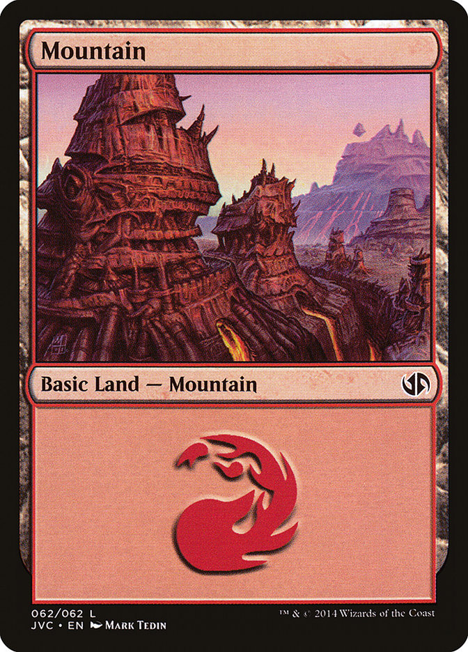 Mountain (62) [Duel Decks Anthology] | Silver Goblin