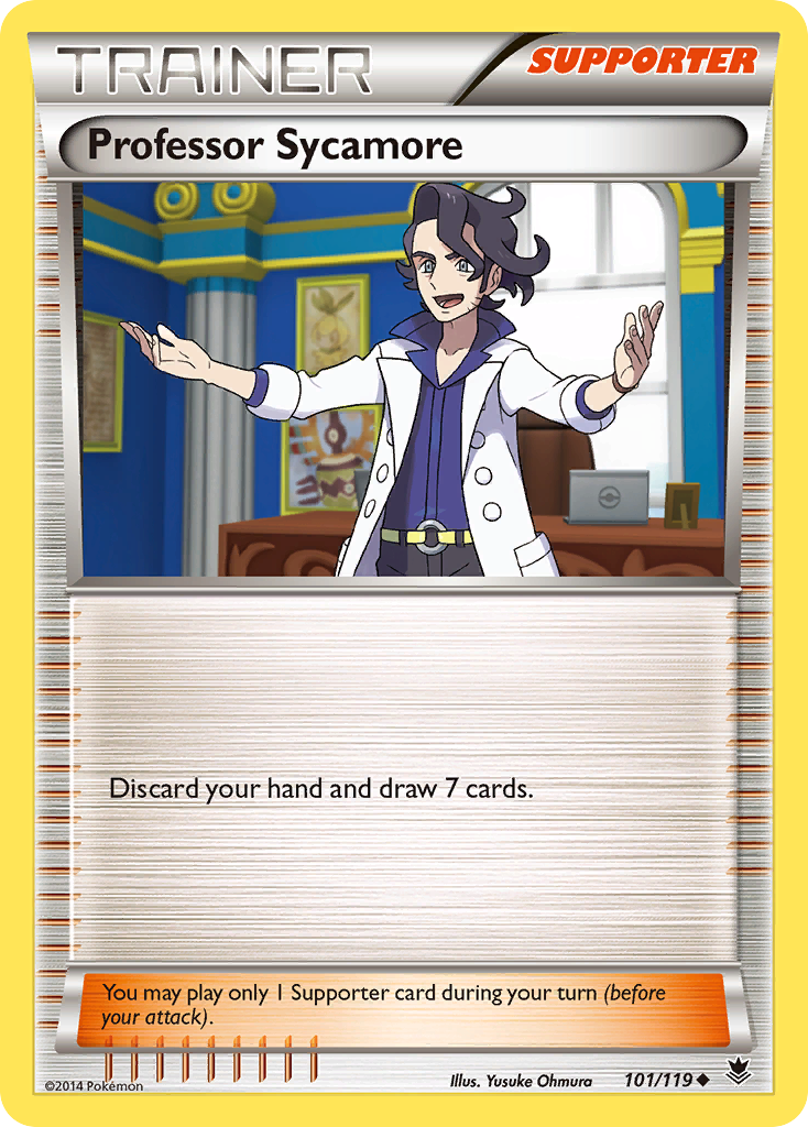 Professor Sycamore (101/119) [XY: Phantom Forces] | Silver Goblin