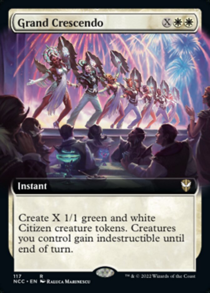 Grand Crescendo (Extended Art) [Streets of New Capenna Commander] | Silver Goblin