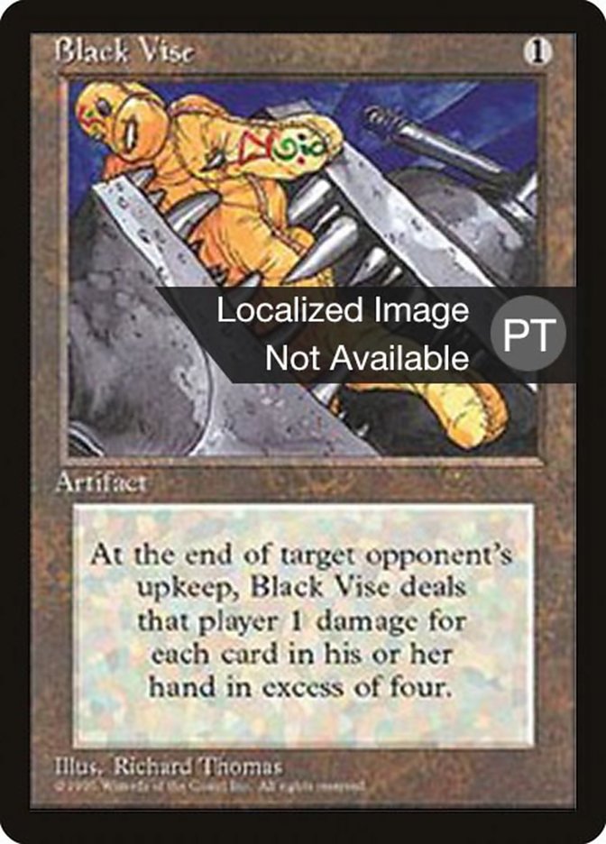 Black Vise [Fourth Edition (Foreign Black Border)] | Silver Goblin