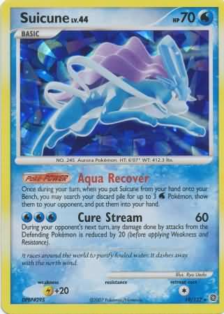 Suicune (19/132) (Cracked Ice Holo) [Diamond & Pearl: Secret Wonders] | Silver Goblin